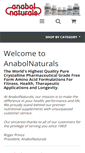 Mobile Screenshot of anabolnaturals.com